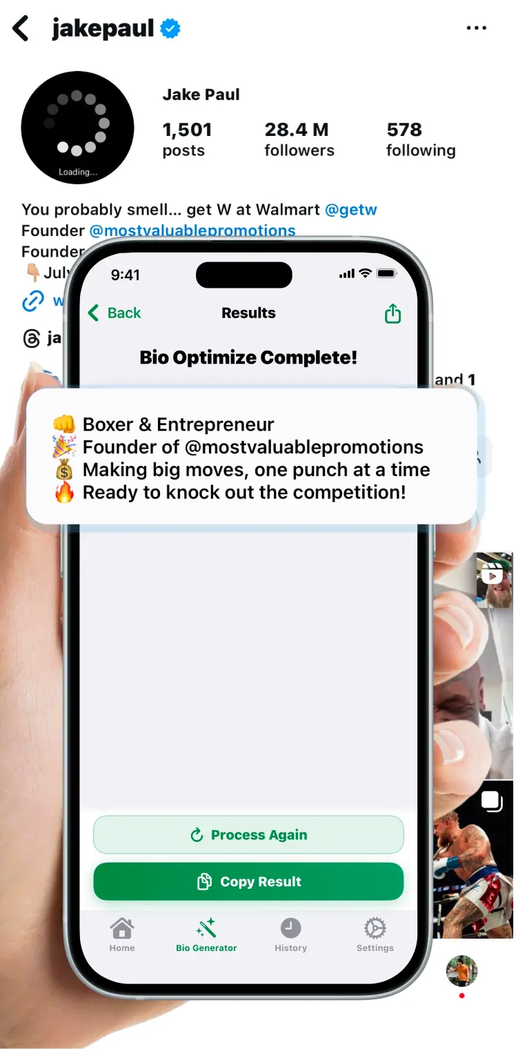 Get optimized bio result